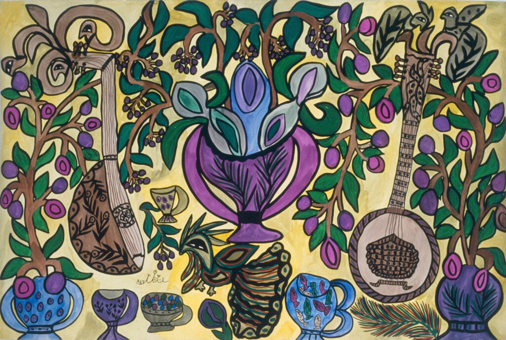 Baya, la voix libre de l’Algérie en couleurs baya algerian artist